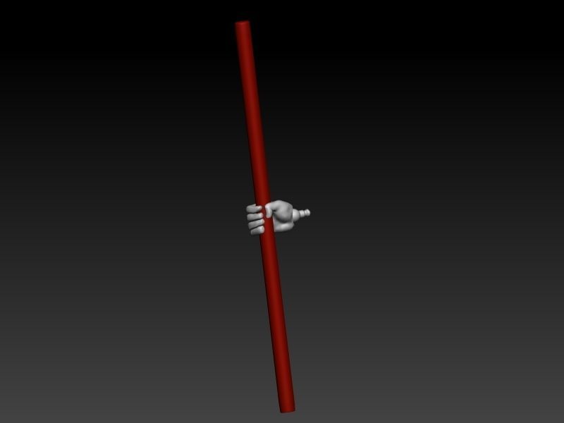 SH FIGUARTS POWER POLE ACCESORY 3D print model_1