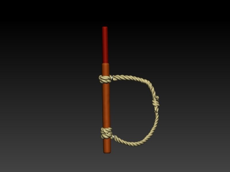 SH FIGUARTS POWER POLE ACCESORY 3D print model_2