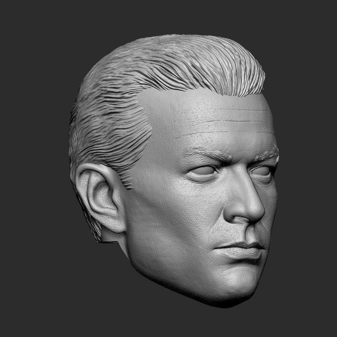 Spike - Buffy the Vampire Slayer head 3D print model_1