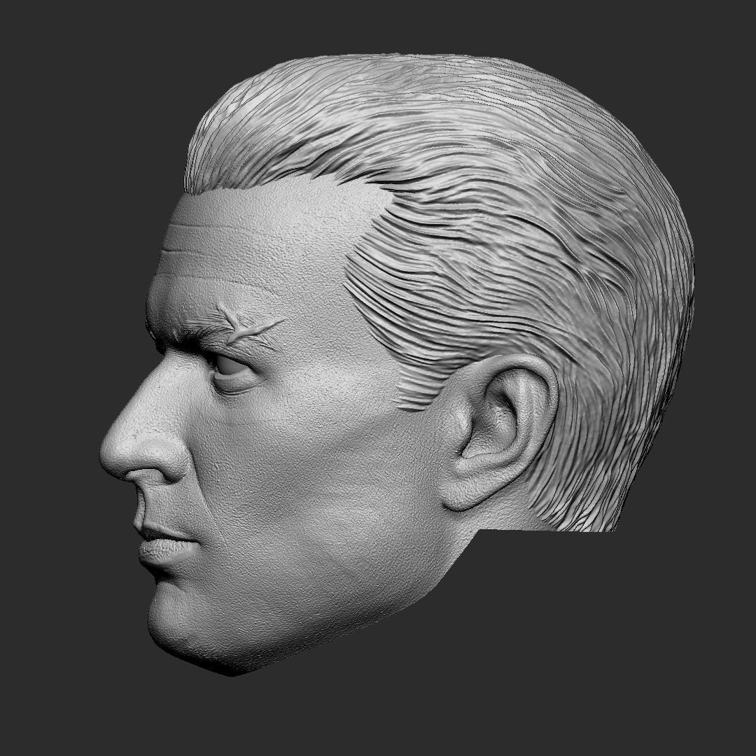 Spike - Buffy the Vampire Slayer head 3D print model_3
