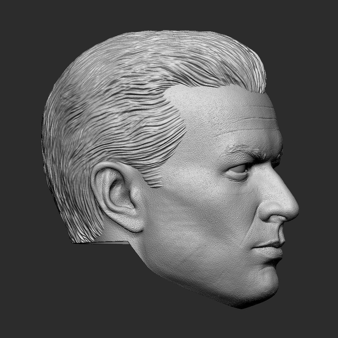 Spike - Buffy the Vampire Slayer head 3D print model_2