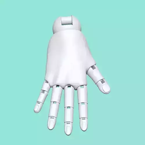 Anya Atelier - Basic BJD Jointed Hand 3d print file