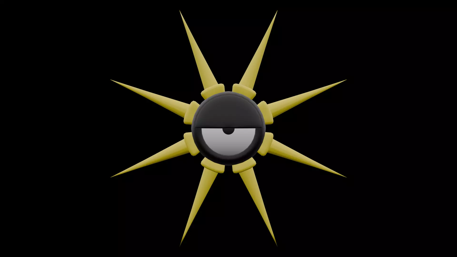 Gazer Low-poly 3D model_0