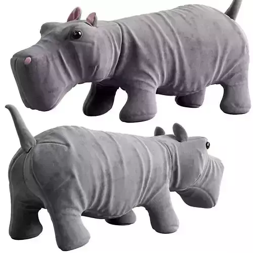 hippopotamus 3D model