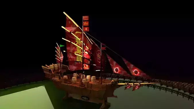 Chinese treasure ship 