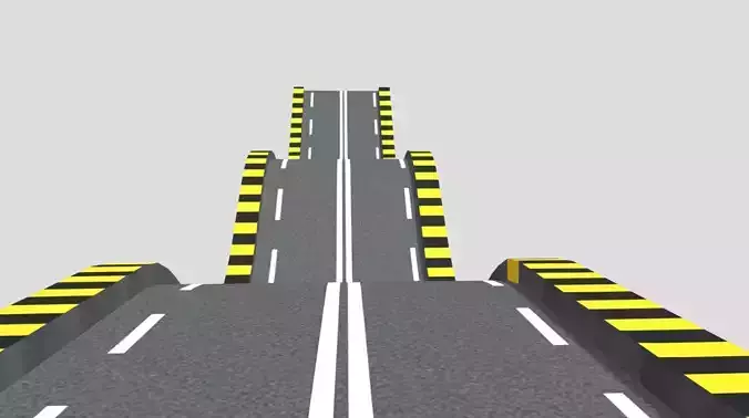 Racing Ramp 3D Model