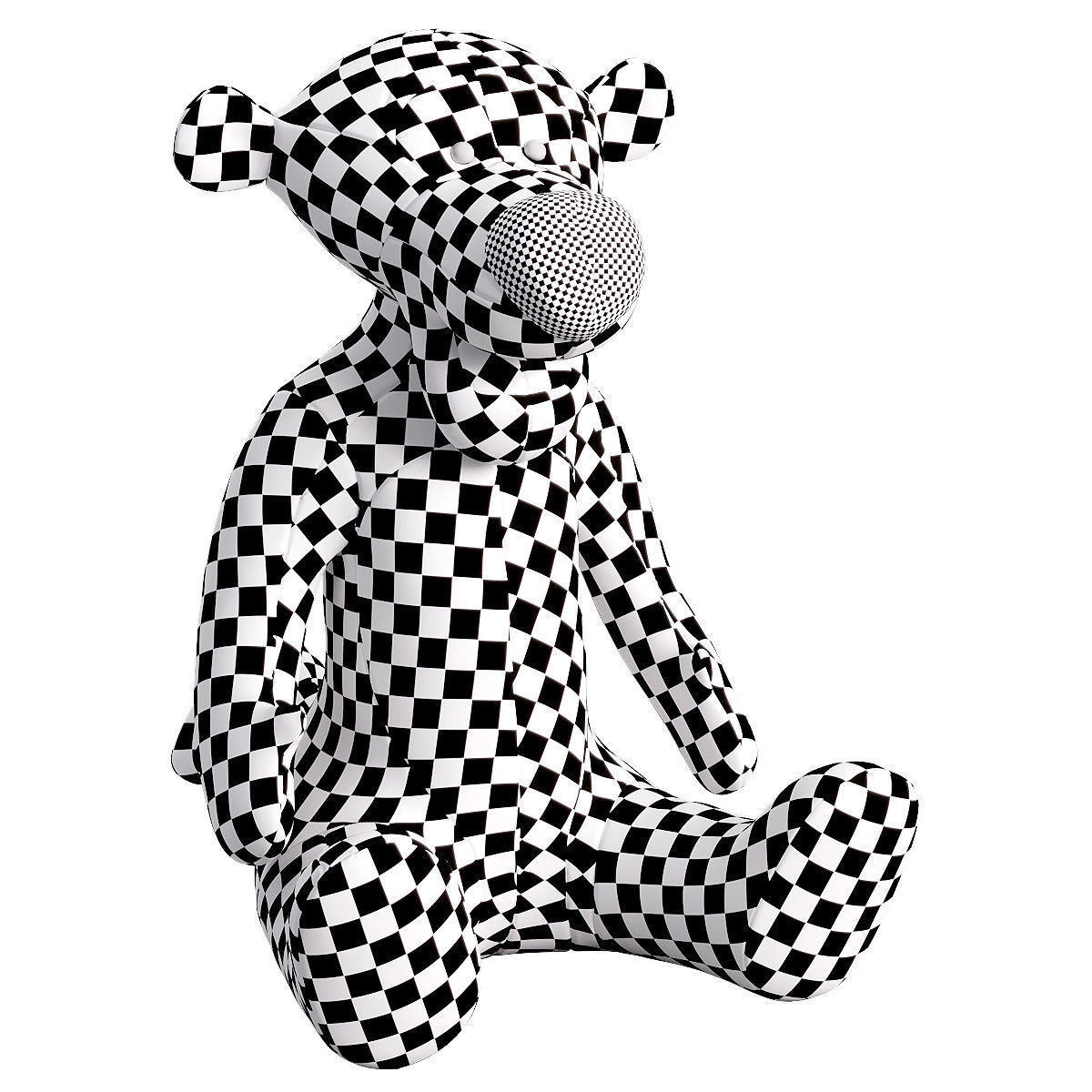 tiger toy 3D model_2