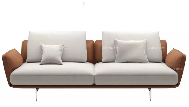 HB-Sofa-001 Low-poly 3D model