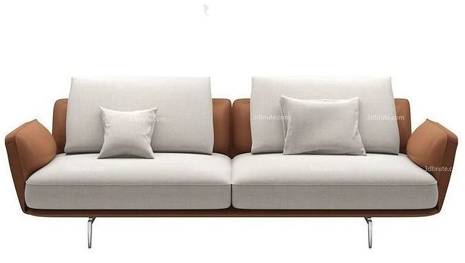 HB-Sofa-001 Low-poly 3D model
