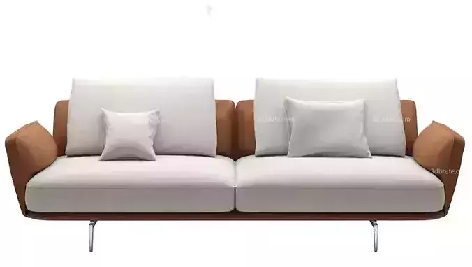 HB-Sofa-001 Low-poly 3D model