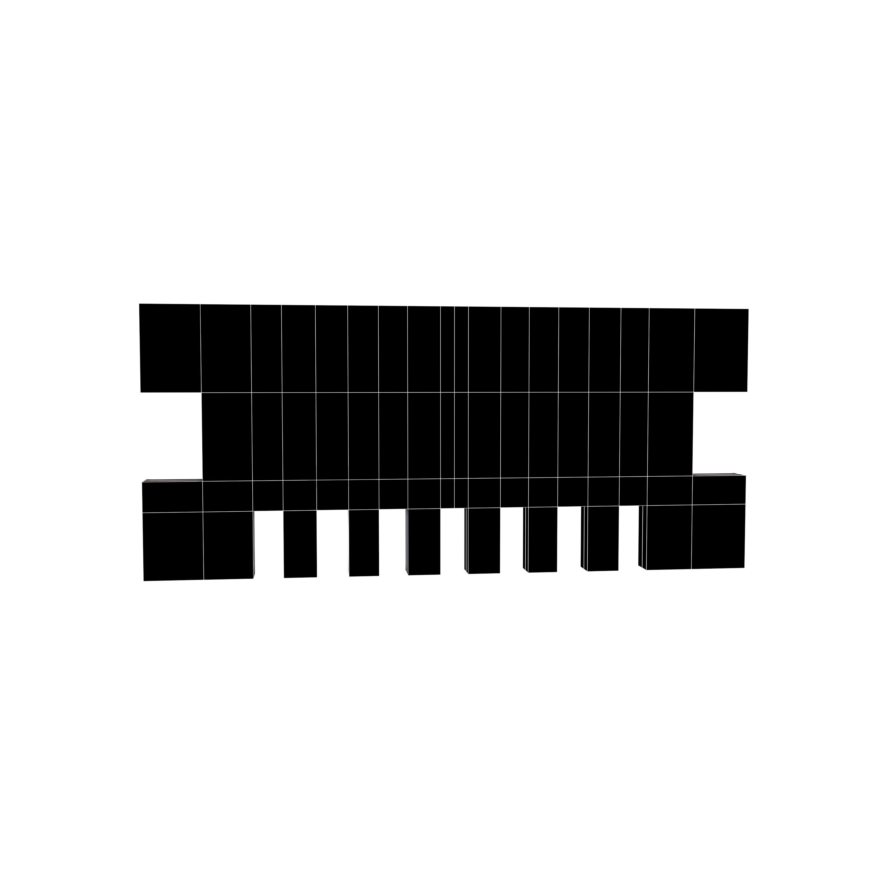 Ram Memory Symbol V1 002 Low-poly 3D model_5