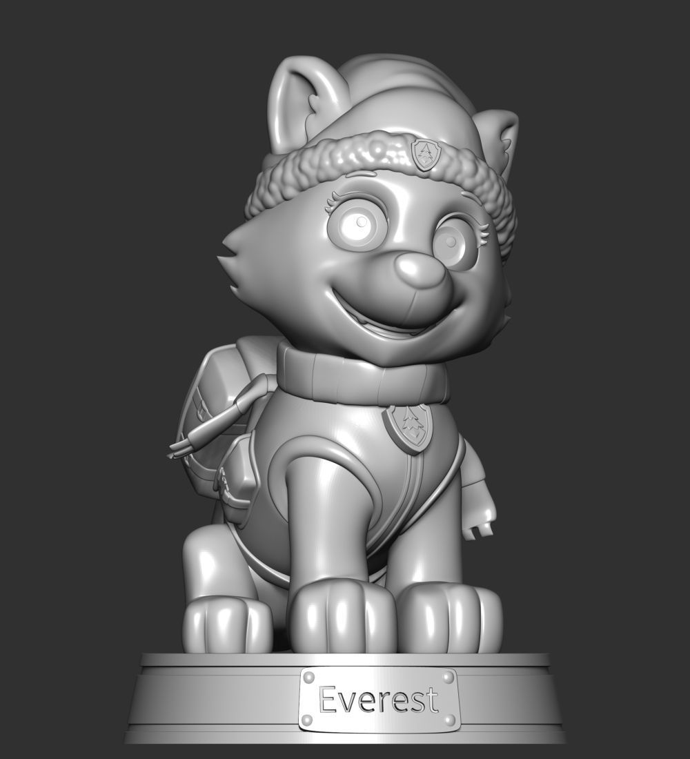 Everest Christmas - Paw Patrol 3D print model_10