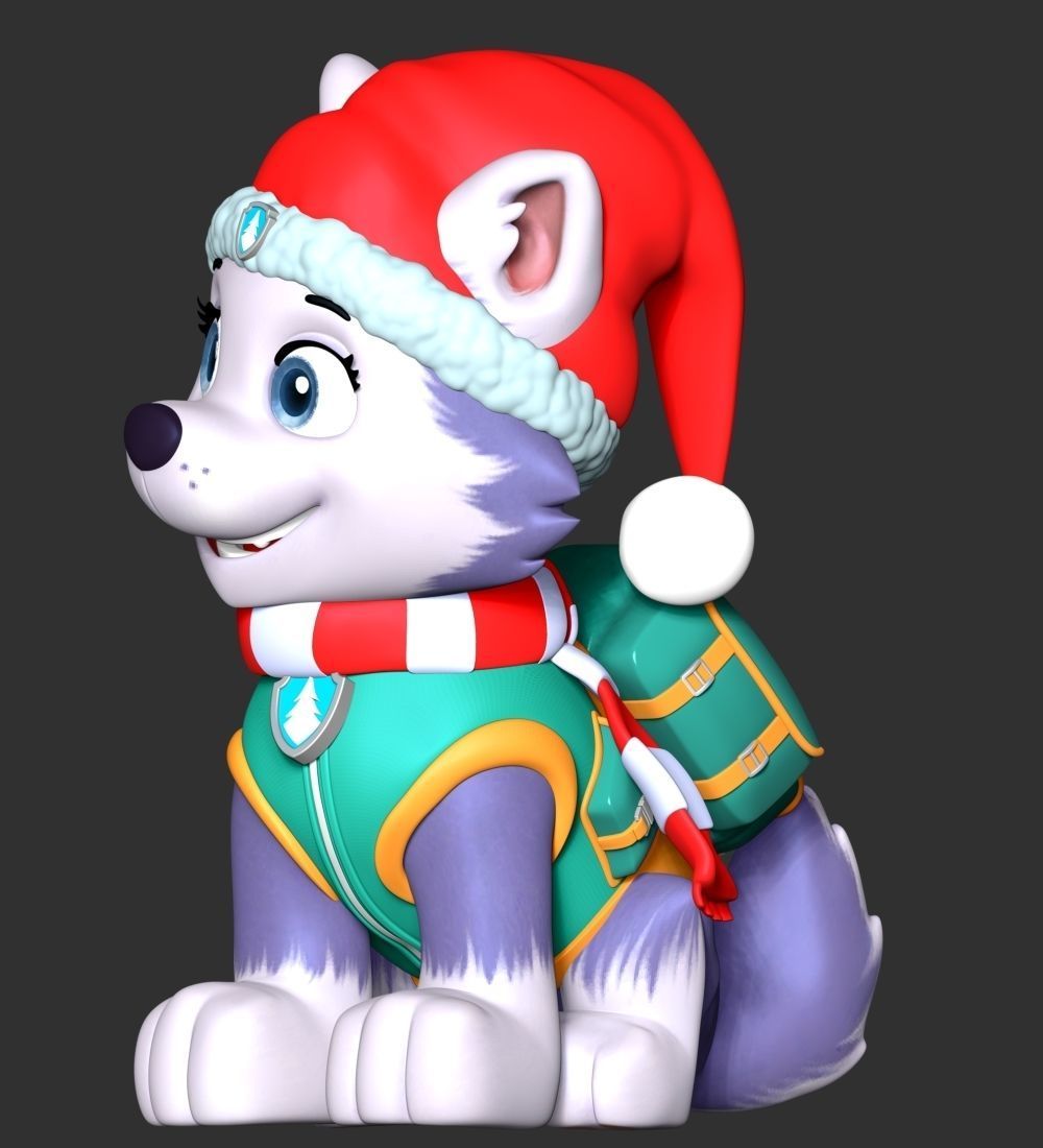 Everest Christmas - Paw Patrol 3D print model_6