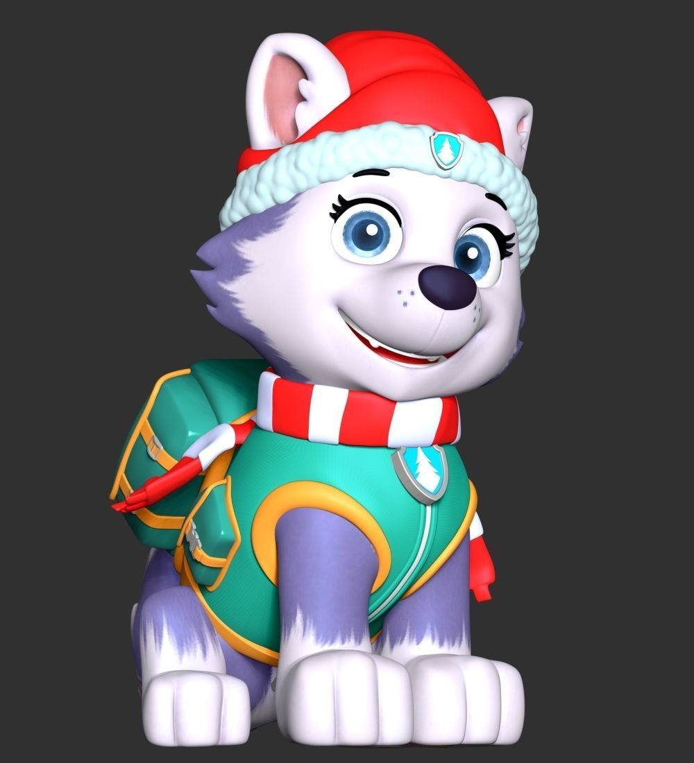 Everest Christmas - Paw Patrol 3D print model_3