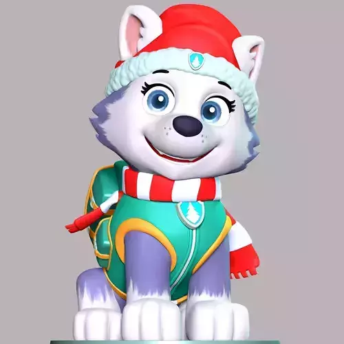 Everest Christmas - Paw Patrol 3D print model