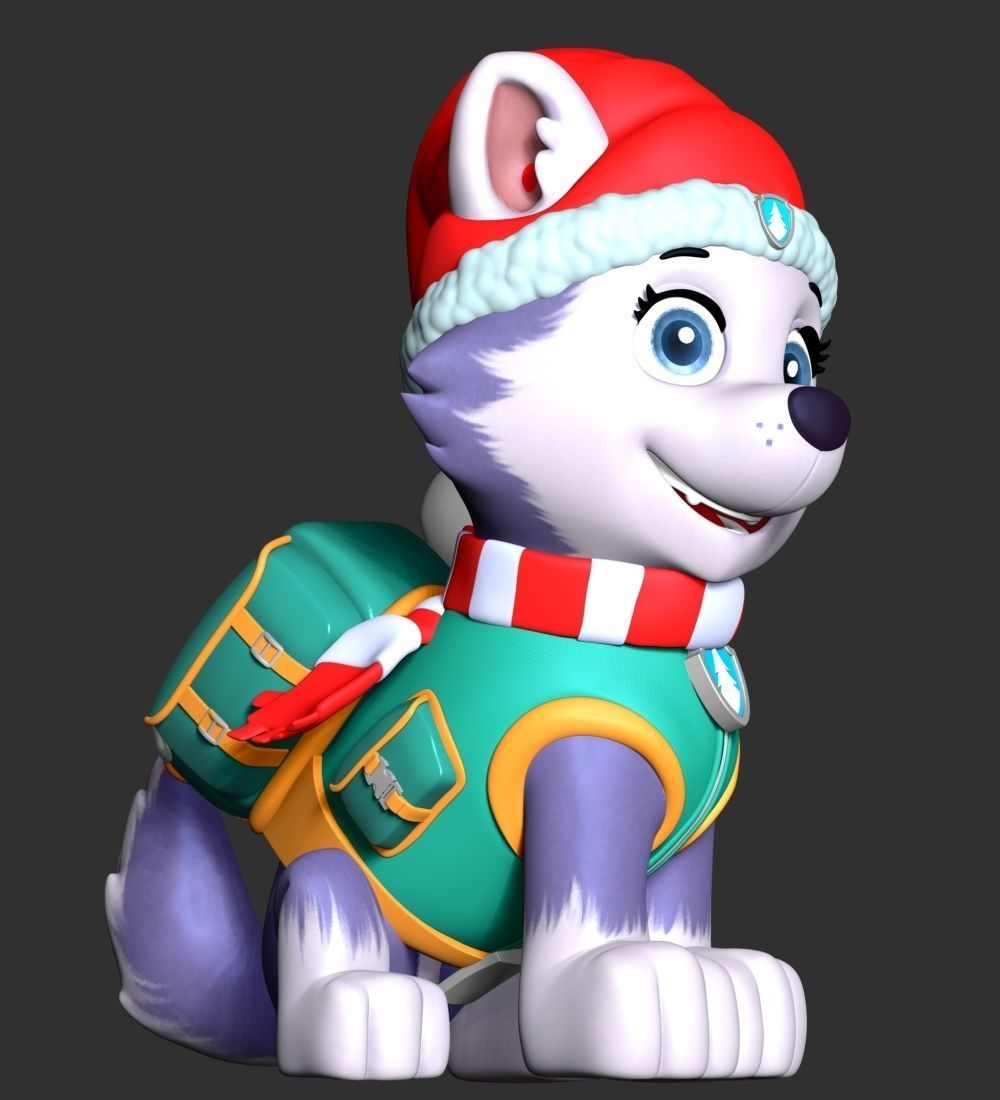 Everest Christmas - Paw Patrol 3D print model_5