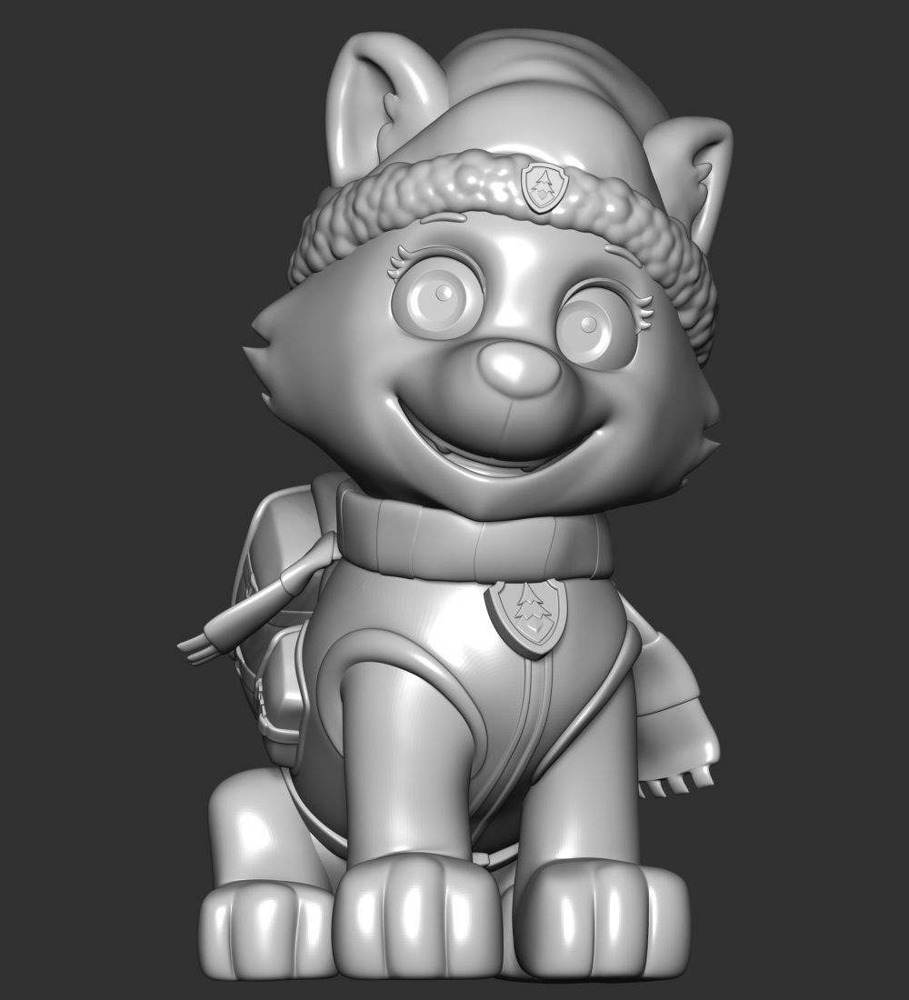 Everest Christmas - Paw Patrol 3D print model_4