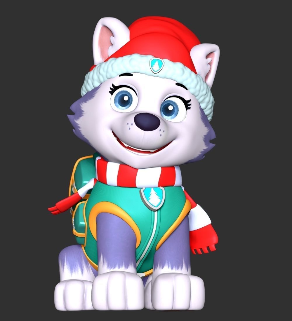 Everest Christmas - Paw Patrol 3D print model_2
