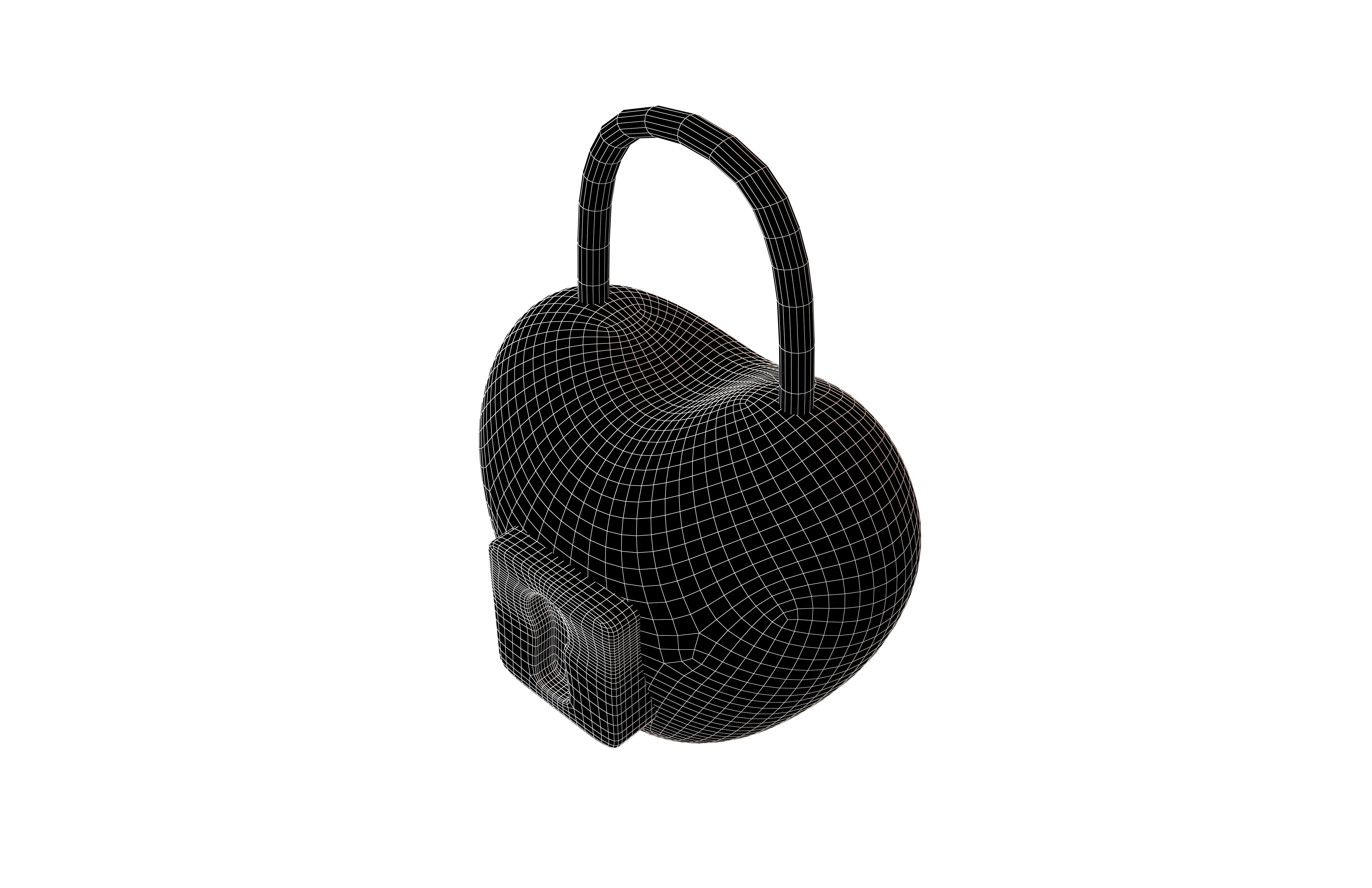 Heart Lock v1 010 Low-poly 3D model_6