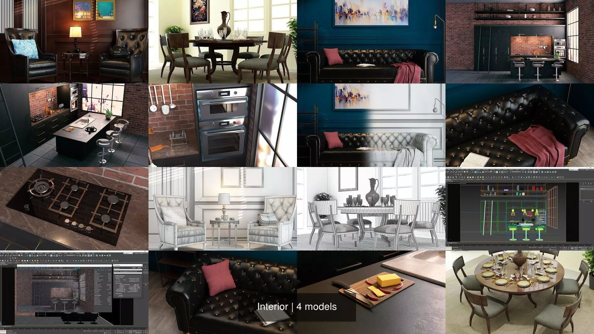 Interior 3D Model Collection_0