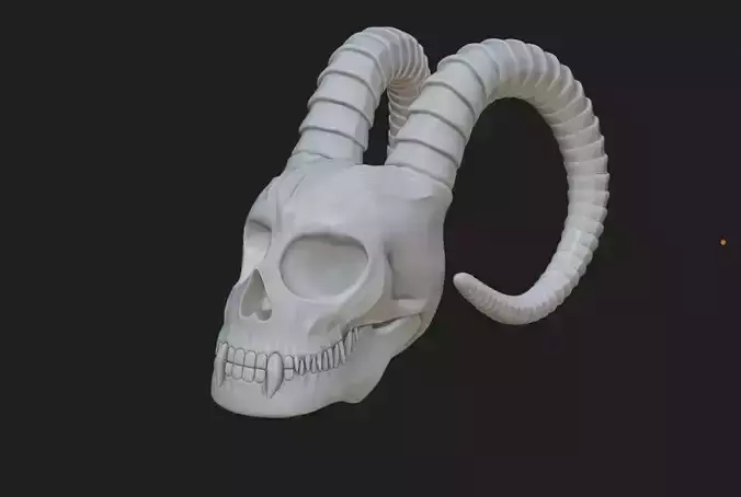 Mutated Skull Model 3D print model