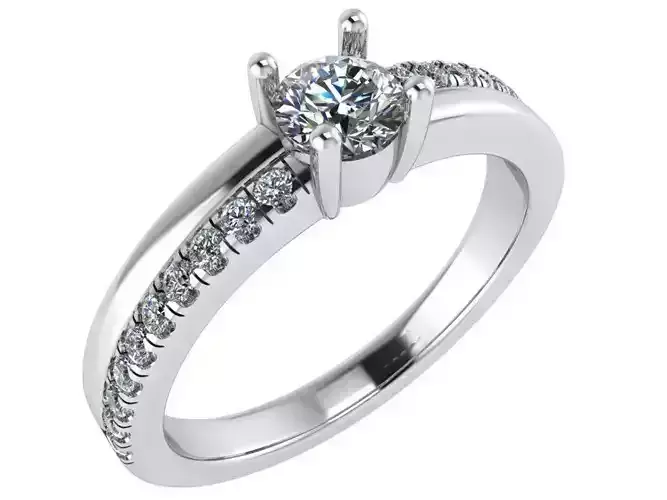 Diamond Engagement Ring 0458