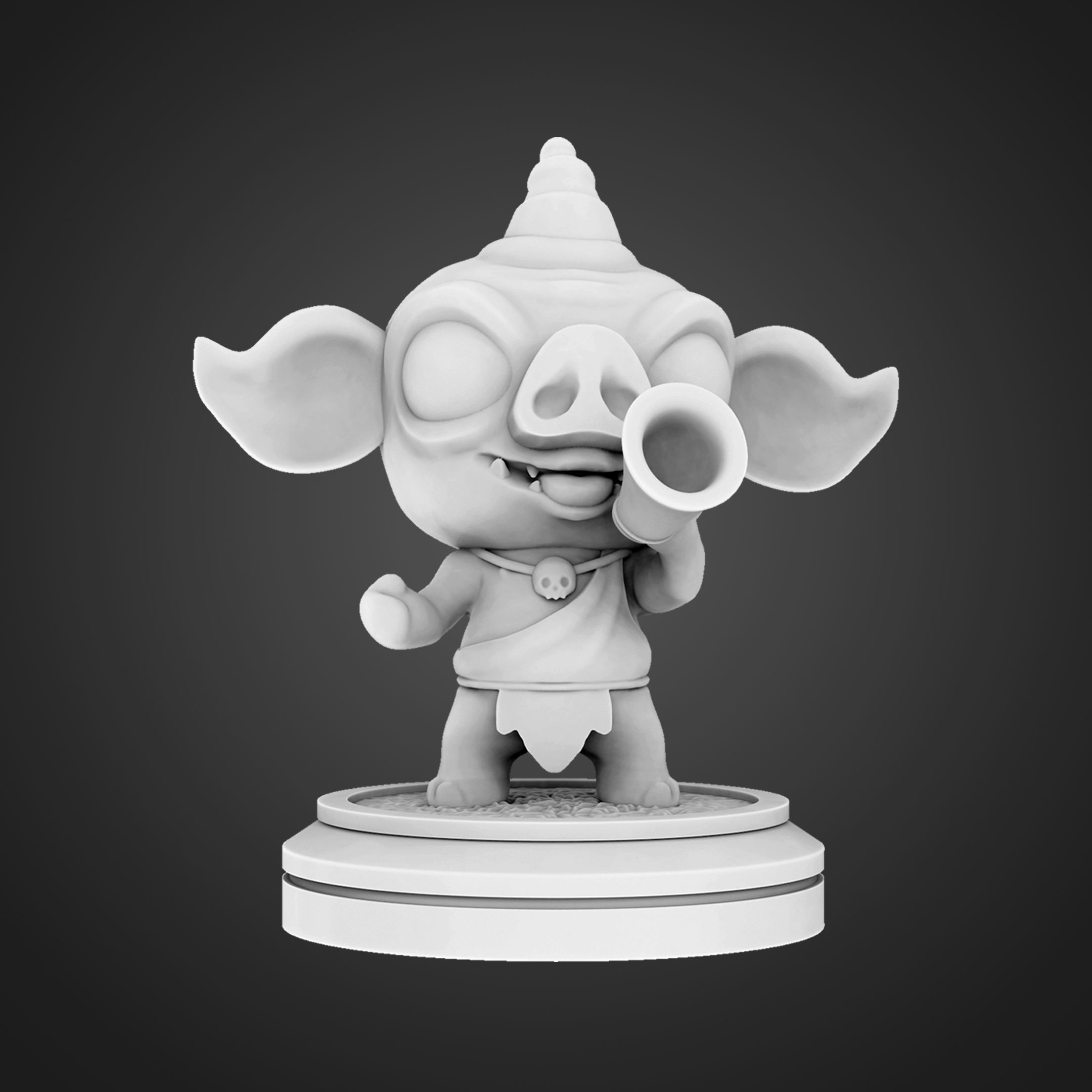 Chibi Bokoblin with Horn 3D print model_2