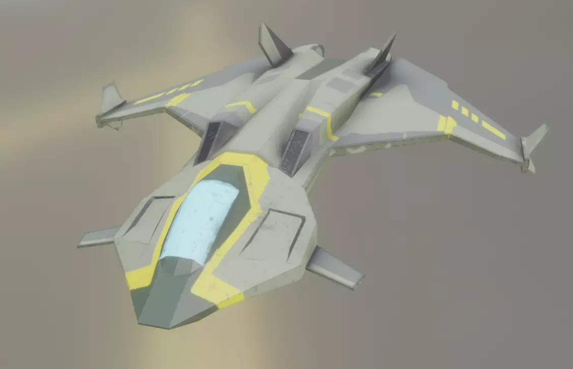 Aegis P5G Gladius Low Poly 3D print model