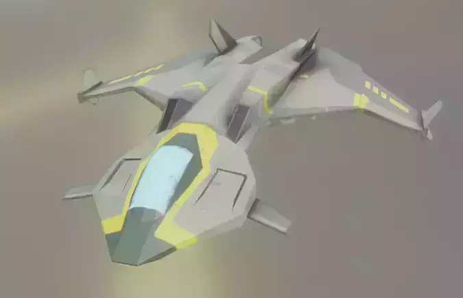 Aegis P5G Gladius Low Poly 3D print model