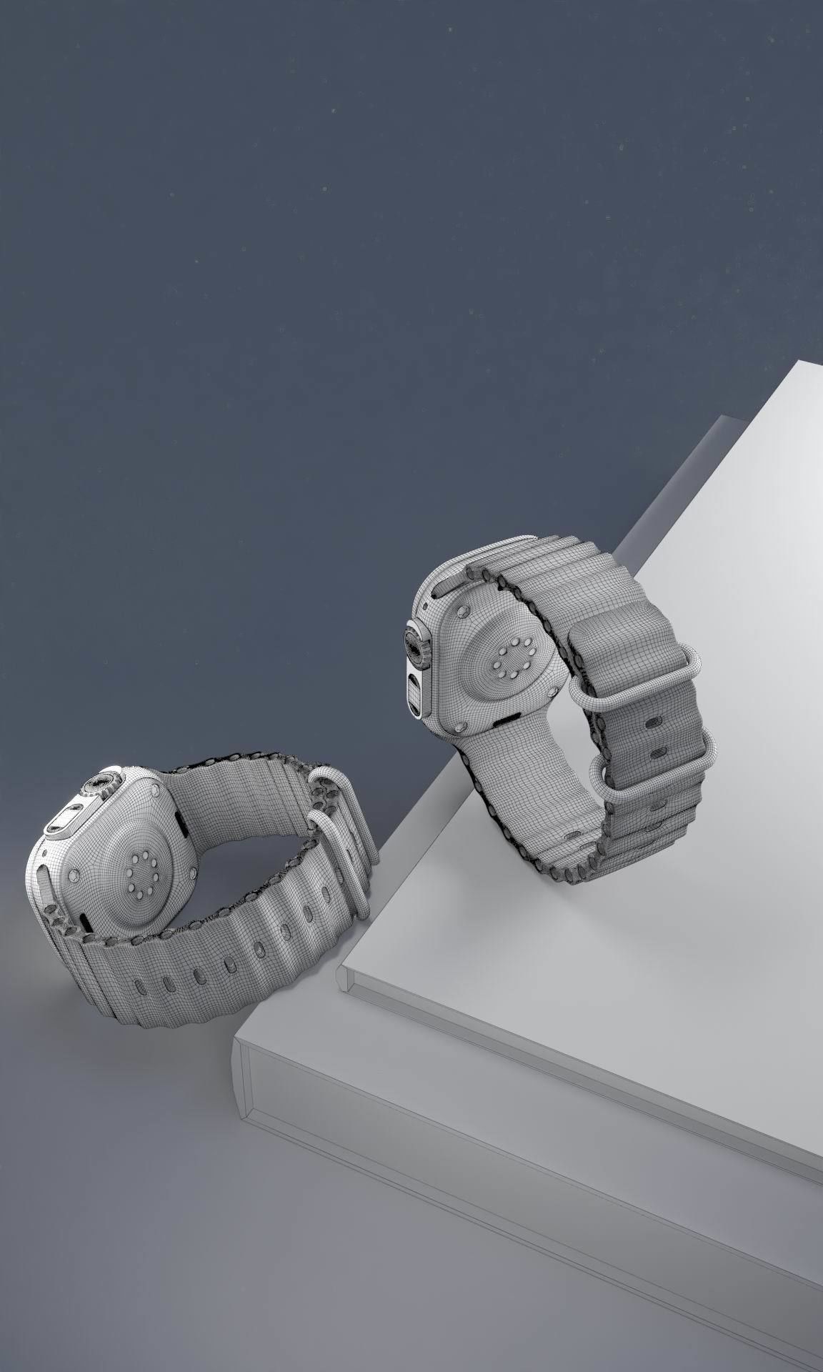 smart watch 3D model_4