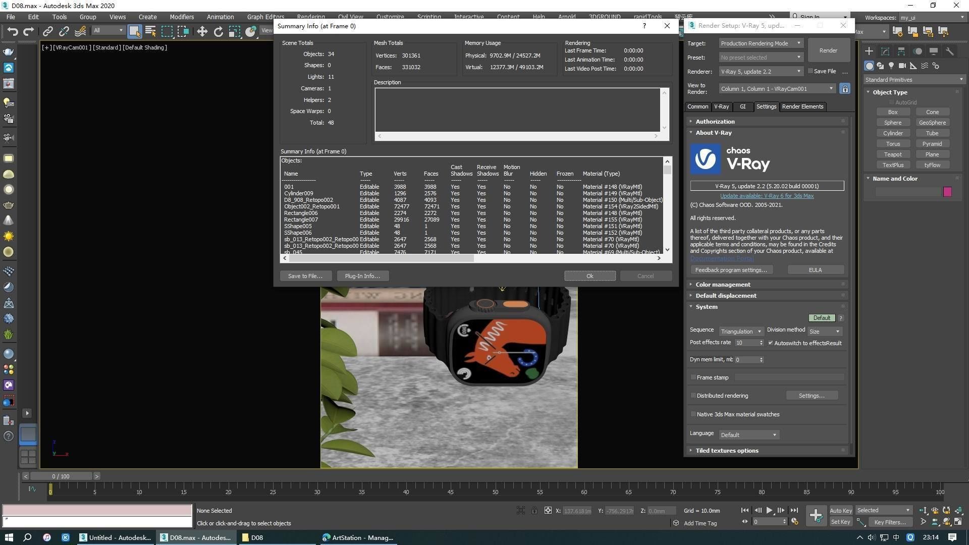 smart watch 3D model_8