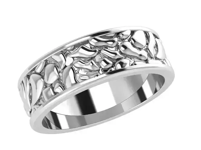 Engraving Band Ring 0469