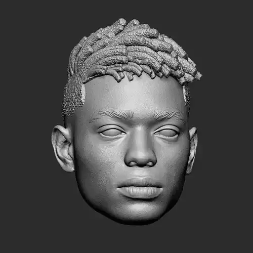 Miles Morales - Spiderman 2 PS5 head 3D print model