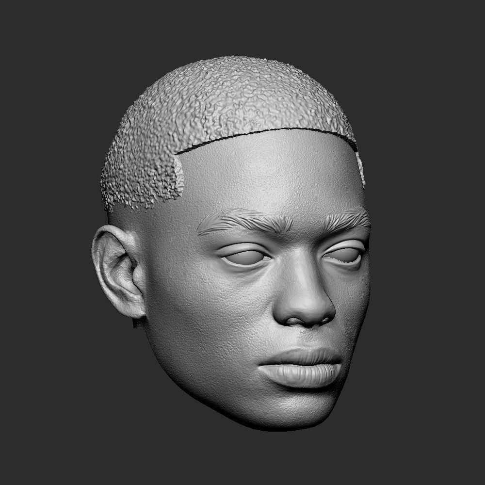 Two Pack Miles Morales - Spiderman PS5 head 3D print model_6