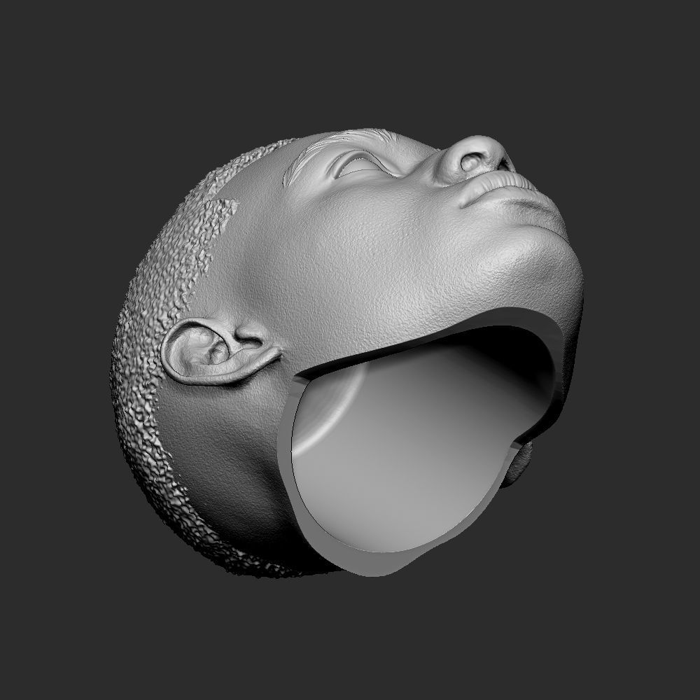 Two Pack Miles Morales - Spiderman PS5 head 3D print model_12