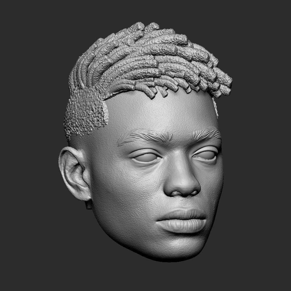 Two Pack Miles Morales - Spiderman PS5 head 3D print model_5