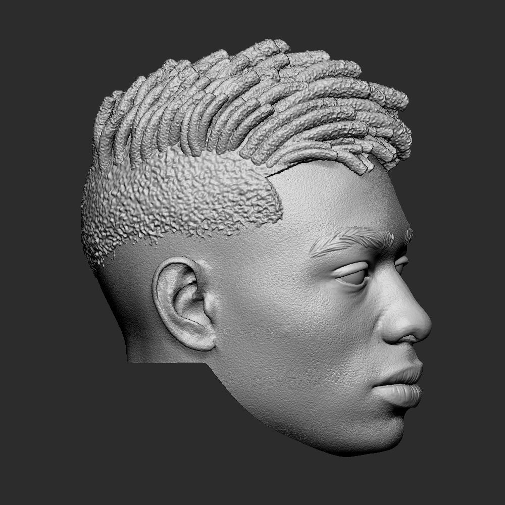 Two Pack Miles Morales - Spiderman PS5 head 3D print model_3