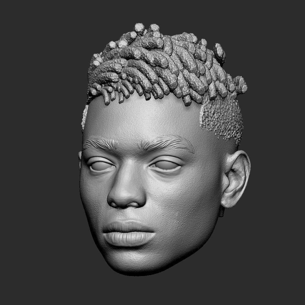 Two Pack Miles Morales - Spiderman PS5 head 3D print model_9