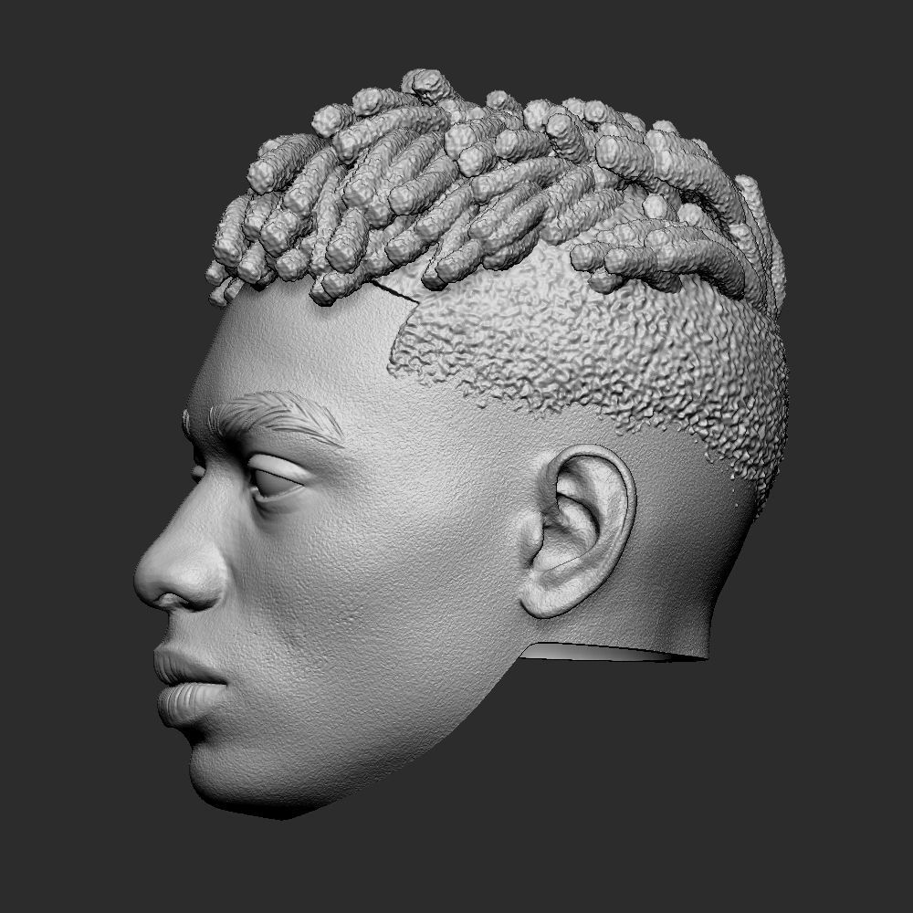 Two Pack Miles Morales - Spiderman PS5 head 3D print model_7