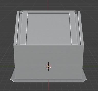 Low-poly House Free low-poly 3D model_1