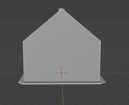 Low-poly House Free low-poly 3D model_2