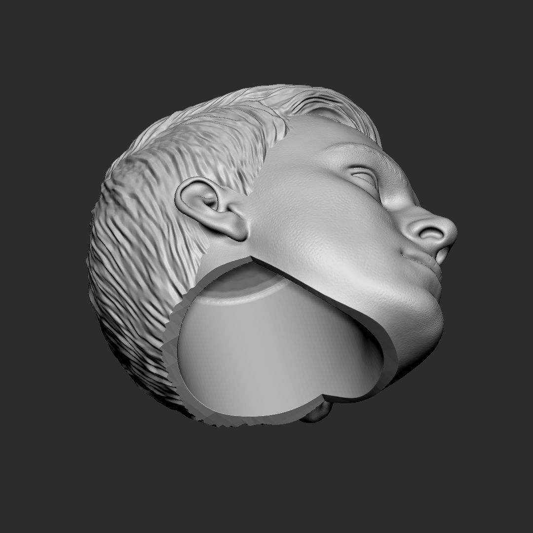 Two Pack Peter and Miles - Spiderman PS5 head 3D print model_12