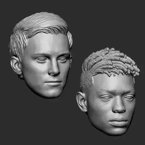 Two Pack Peter and Miles - Spiderman PS5 head