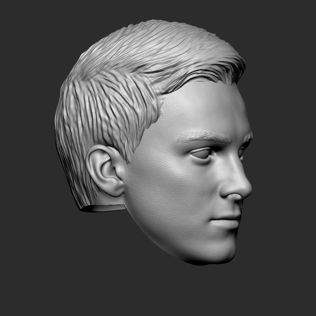 Two Pack Peter and Miles - Spiderman PS5 head 3D print model_4