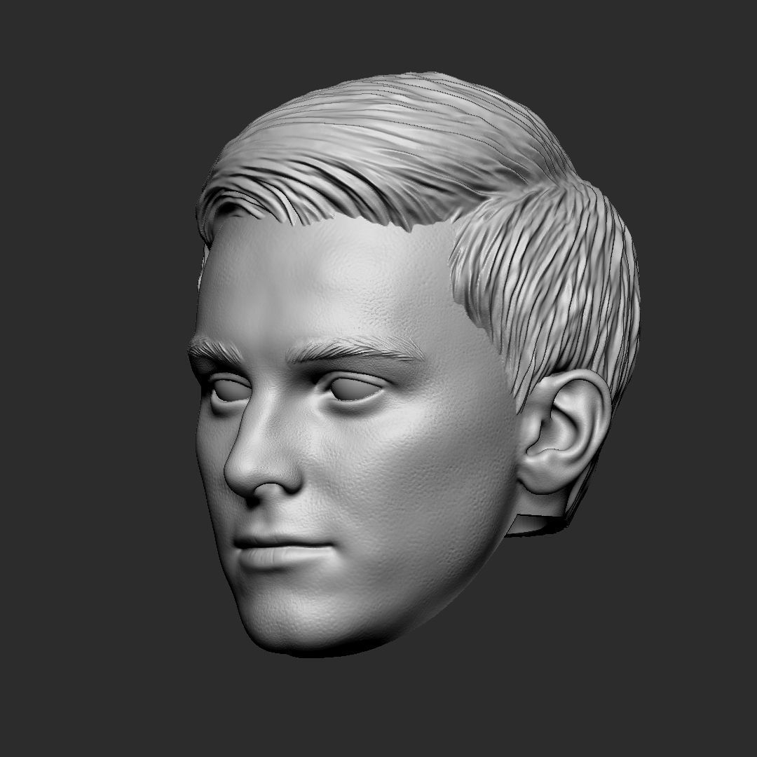 Two Pack Peter and Miles - Spiderman PS5 head 3D print model_8