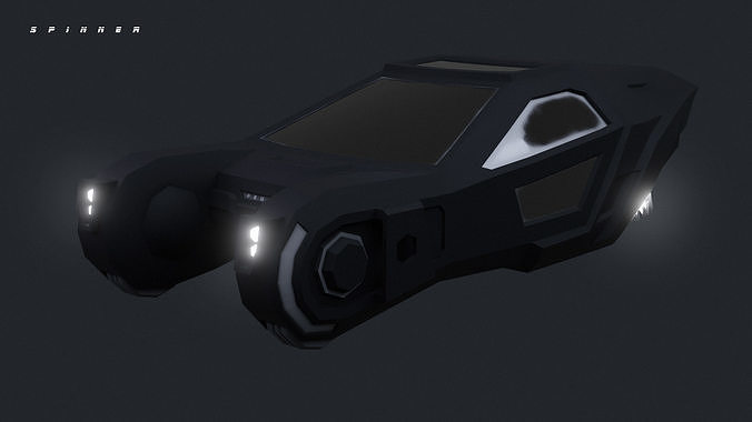 Spinner Low-poly 3D model