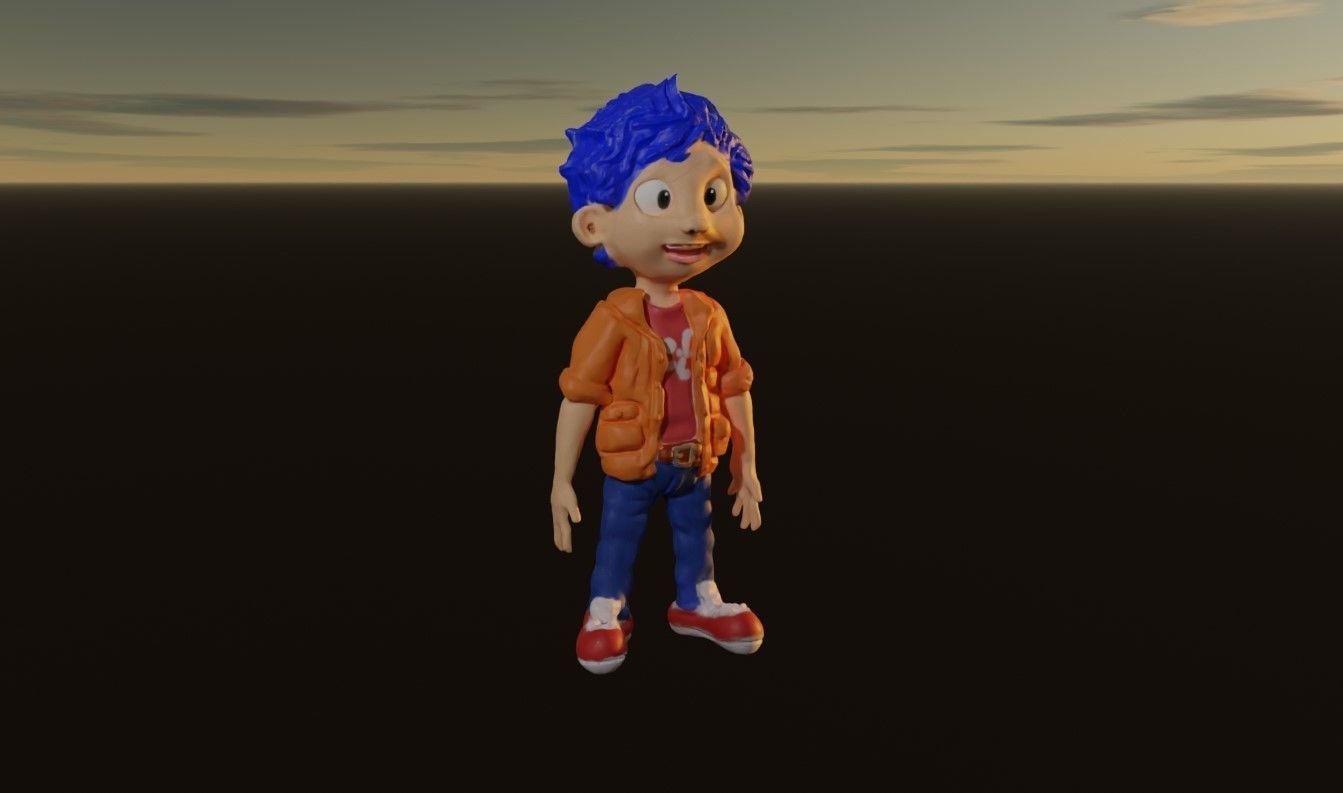 Male character 3D model_1