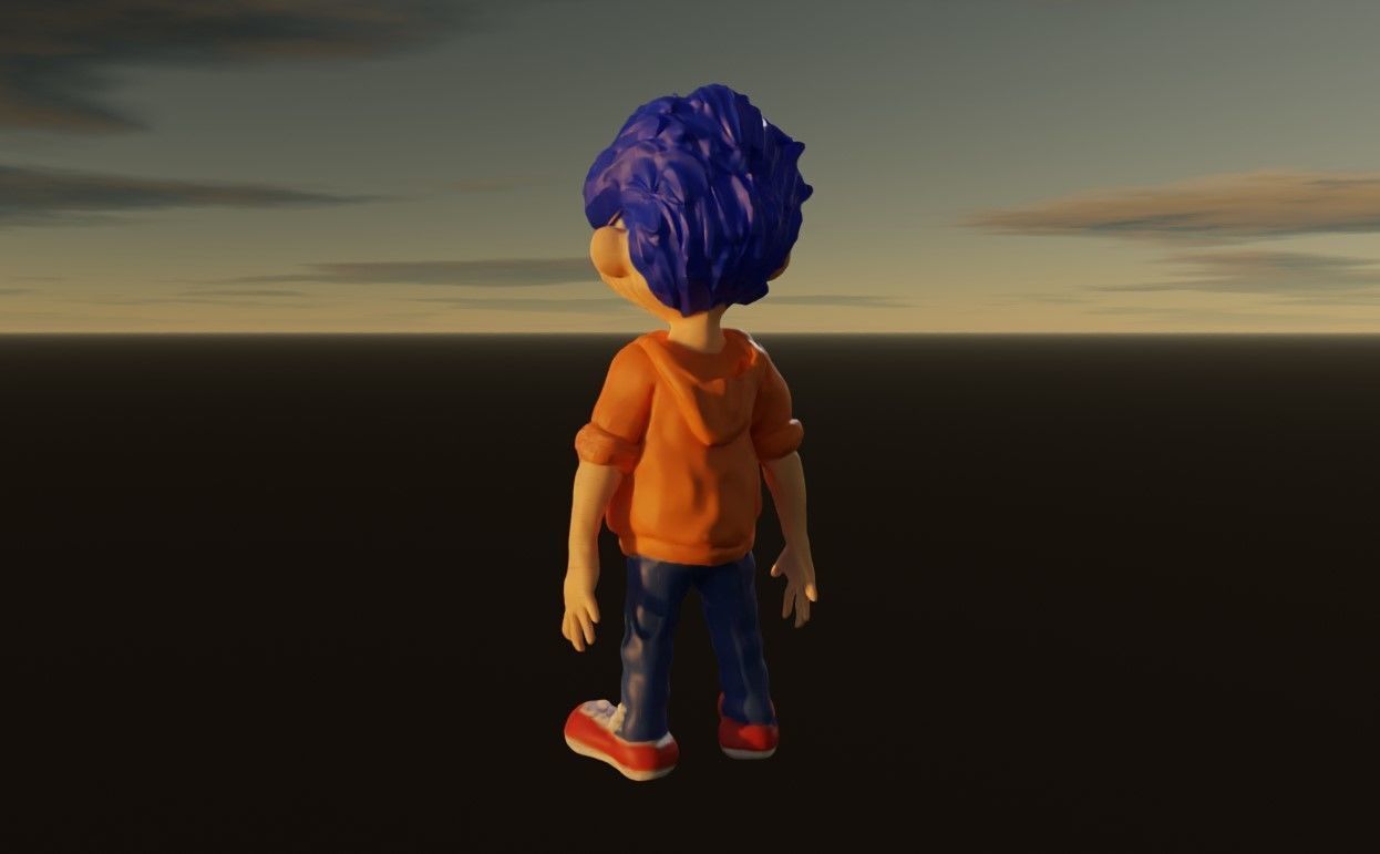 Male character 3D model_2