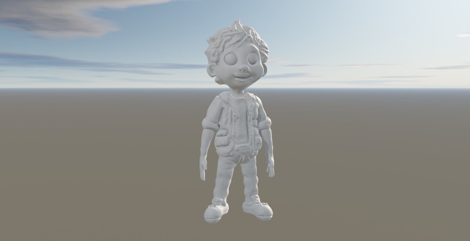 Male character 3D model_4