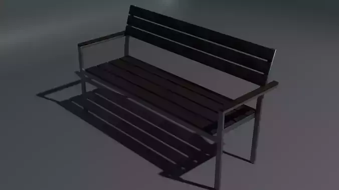 Iron Wood Bench
